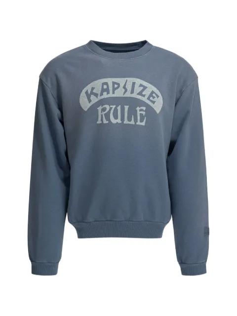 graphic-print sweater by KAPITAL