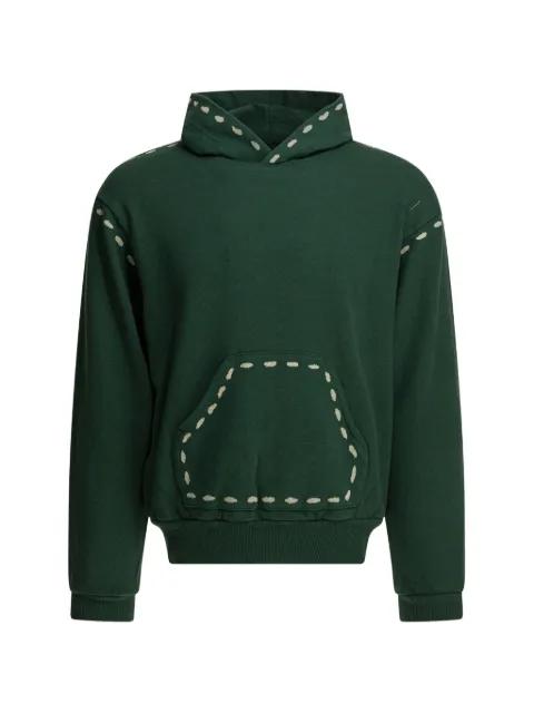hoodied dotted sweatshirt by KAPITAL