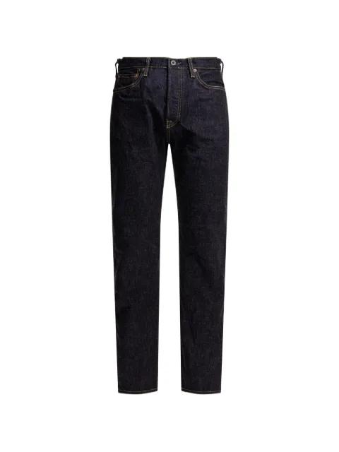 logo-patch jeans by KAPITAL