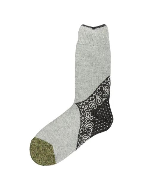 paisley socks by KAPITAL