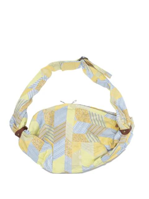 patchwork shoulder bag by KAPITAL