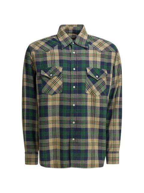 plaid pocket shirt by KAPITAL