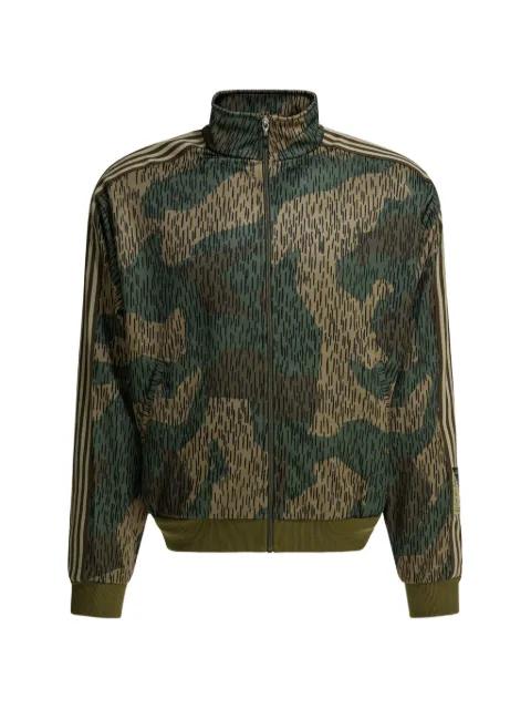 striped camouflage sweatshirt by KAPITAL