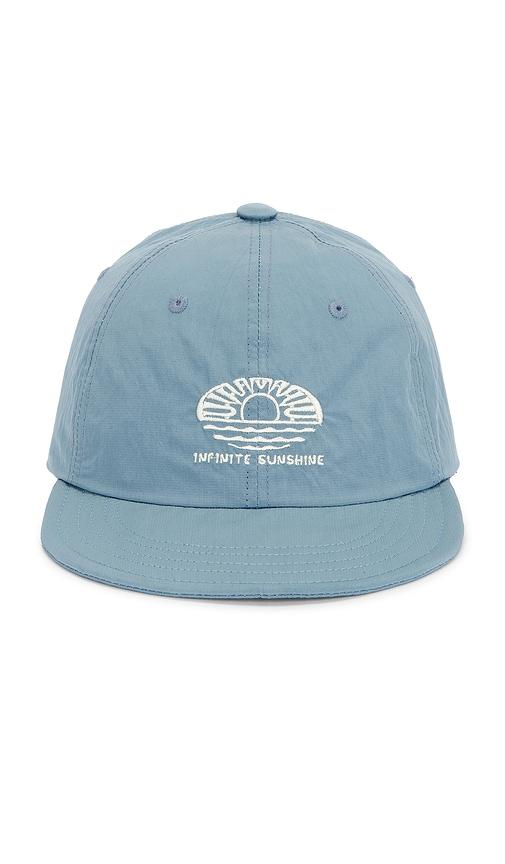 KAPPY DESIGN Ripstop Sunshine Cap in Blue by KAPPY DESIGN