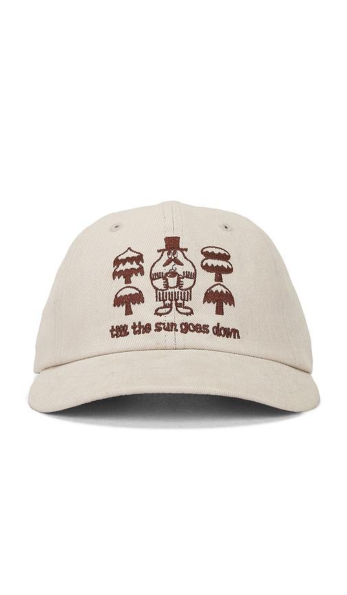 KAPPY DESIGN Yeti Ball Cap in Cream by KAPPY DESIGN