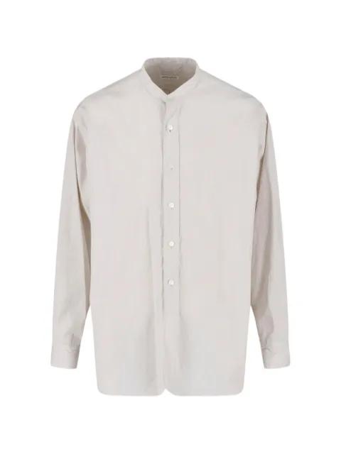 band-collar cotton shirt by KAPTAIN SUNSHINE