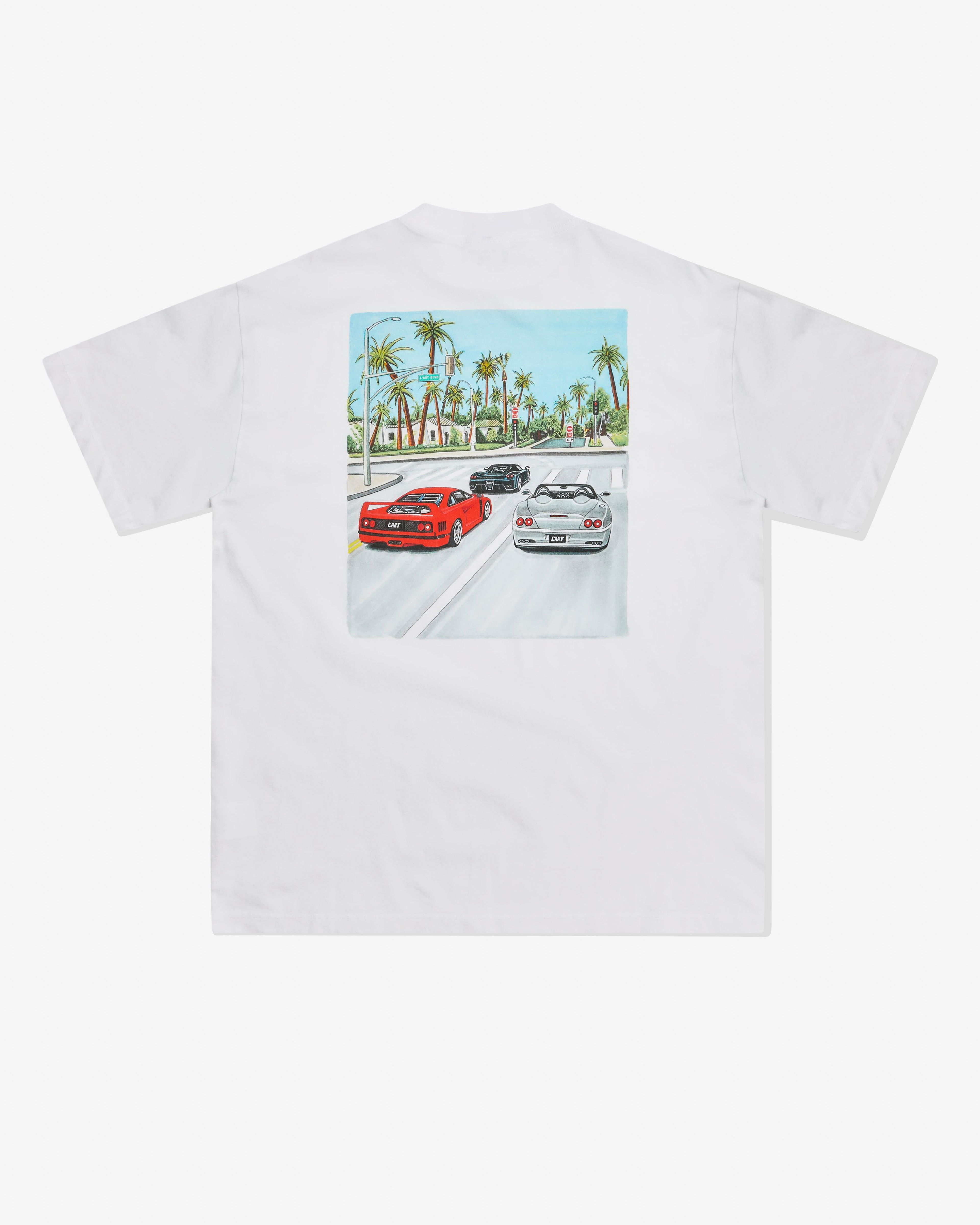 KAR L'Art De L'Automobile - Men's Enzo, F40, 550 T-Shirt - (White) by KAR L'ART DE L'AUTOMOBILE KAR L'Art De L'Automobile - Men's Enzo, F40, 550 T-Shirt - (White) by KAR L'ART DE L'AUTOMOBILE