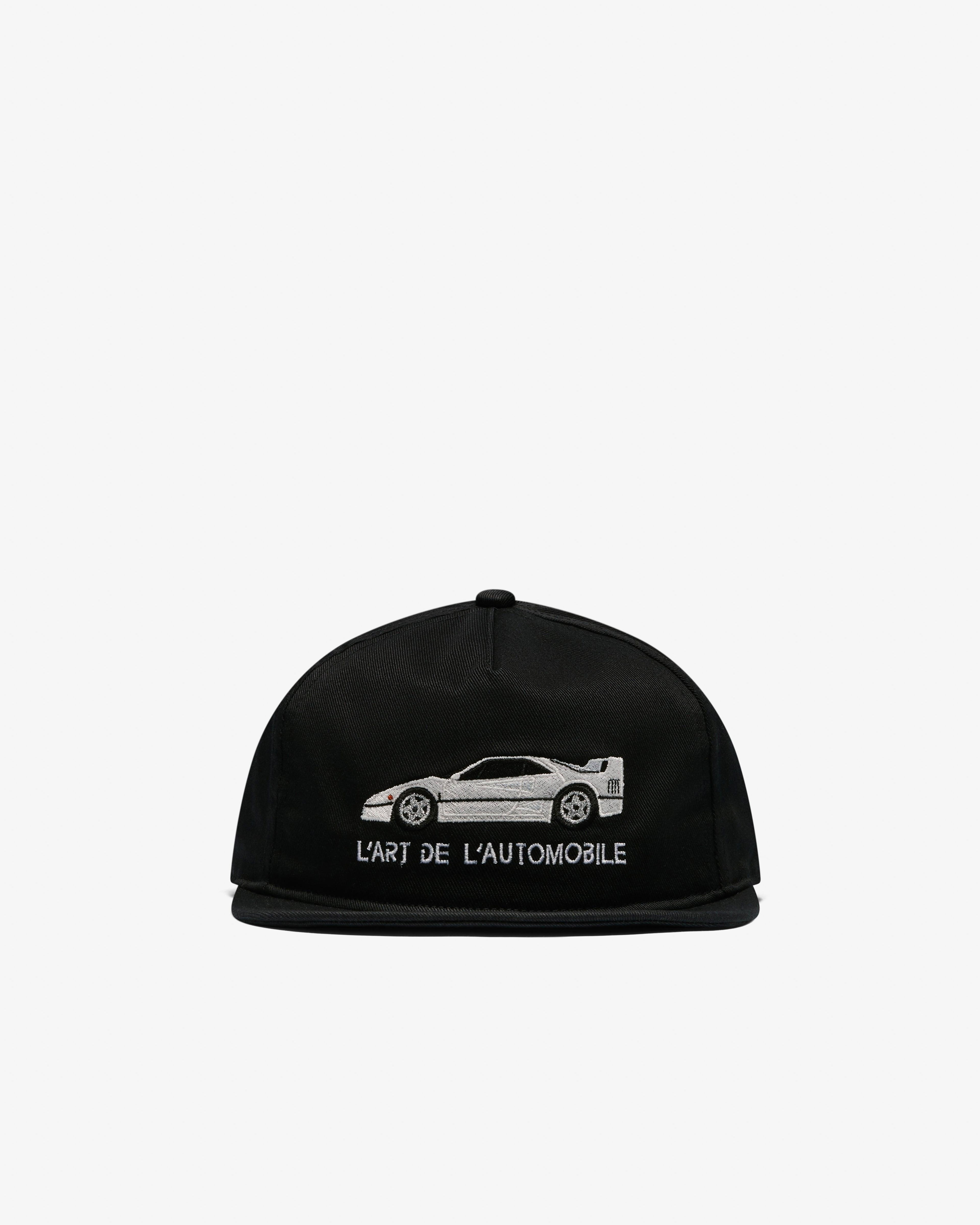KAR L'Art De L'Automobile - Men's L’Art Cap White F40 - (Black) by KAR L'ART DE L'AUTOMOBILE KAR L'Art De L'Automobile - Men's L’Art Cap White F40 - (Black) by KAR L'ART DE L'AUTOMOBILE