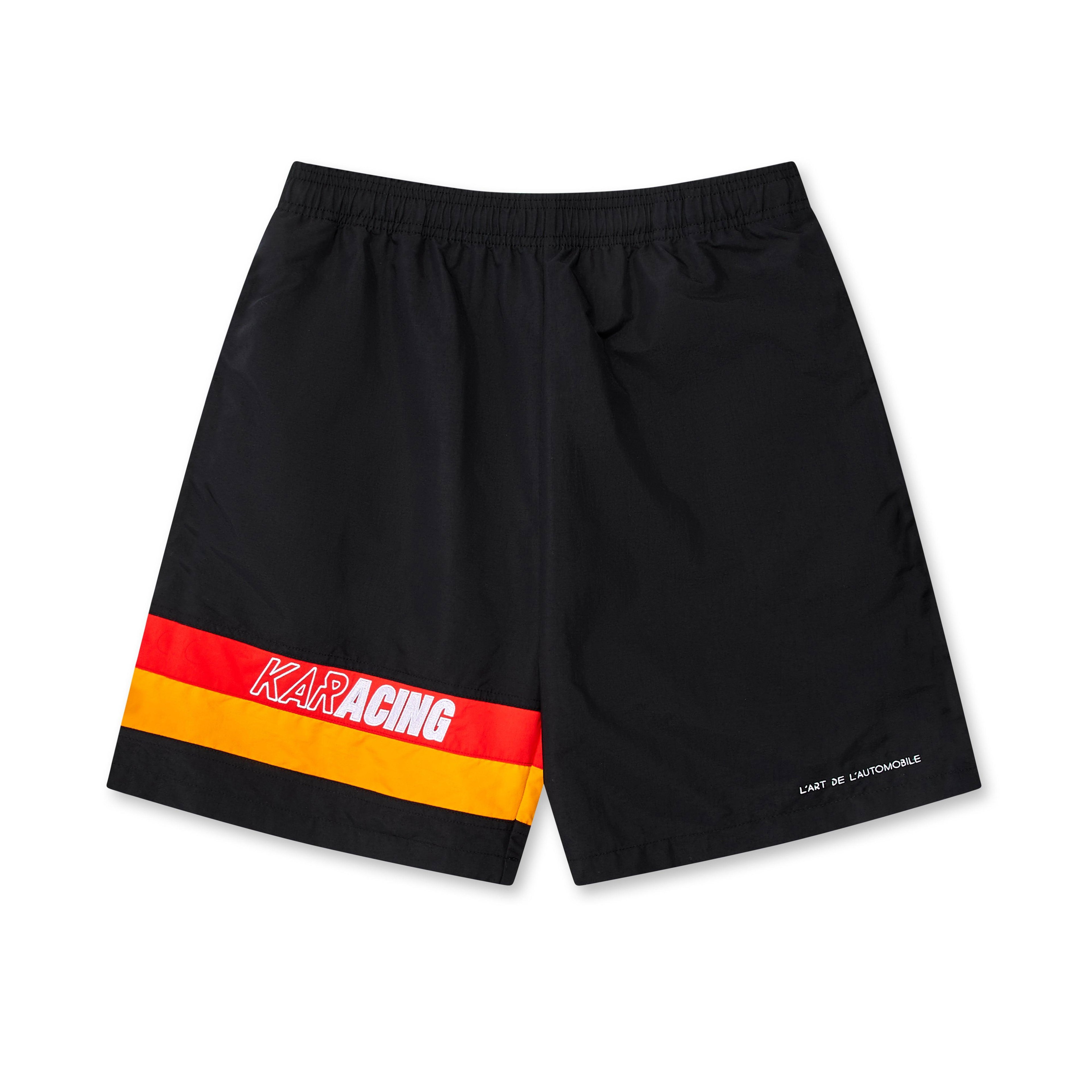 Kar L’Art De L’Automobile - Karacing Shorts - (Black) by KAR L'ART DE L'AUTOMOBILE