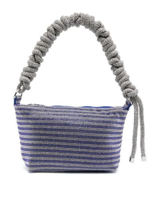 Crystal Mesh Phone Cord shoulder bag by KARA