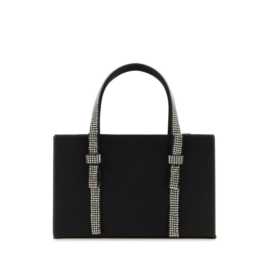 Kara Black Nappa Leather Handbag by KARA