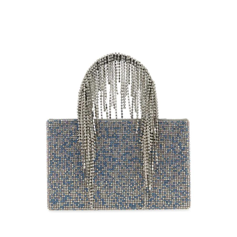 Kara Light-blue Rhinestones Handbag by KARA