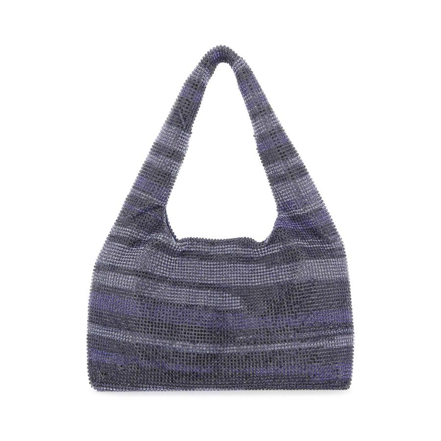 Kara Multicolor Rhinestones Mini Handbag by KARA