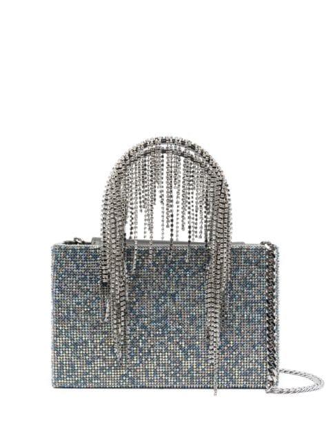 crystal-embellishment tote bag by KARA