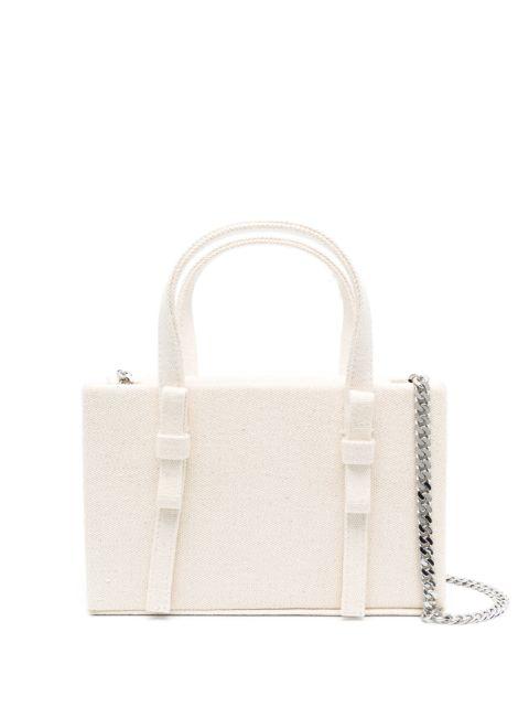 mini leather tote bag by KARA