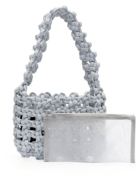 reflective Knot Armpit bag by KARA