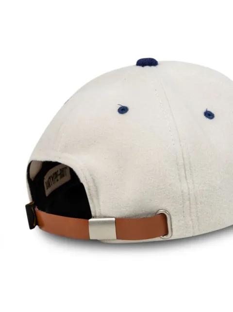 logo-embroidered baseball cap by KARAFURU