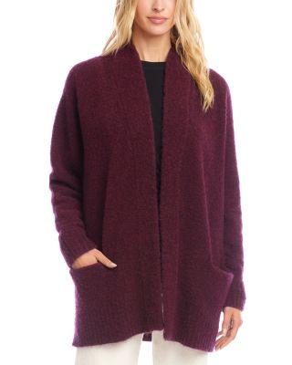 Boucl&eacute; Cardigan Sweater by KAREN KANE