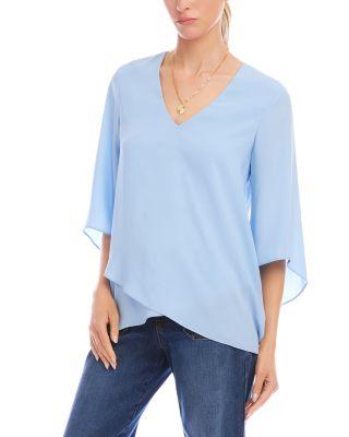 Bracelet Sleeve Asymmetric Top by KAREN KANE