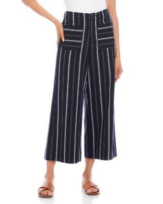 Cropped Wide Leg Pants by KAREN KANE