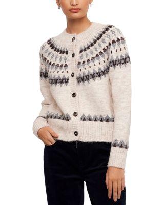 Jacquard Fair Isle Cardigan by KAREN KANE