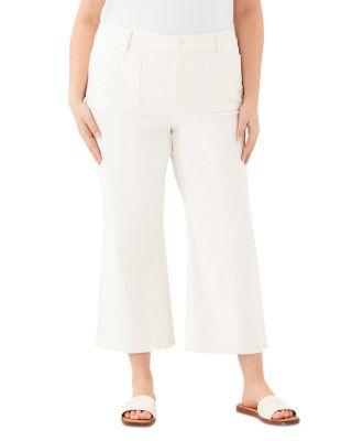 Plus Patch Pocket Cropped Pants by KAREN KANE