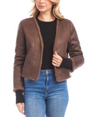 Reversible Faux Fur Jacket by KAREN KANE