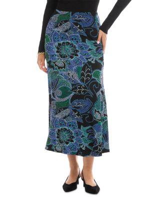 Side Slit Midi Skirt by KAREN KANE
