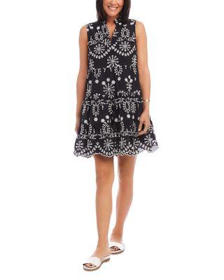 Sleeveless Eyelet Dress by KAREN KANE