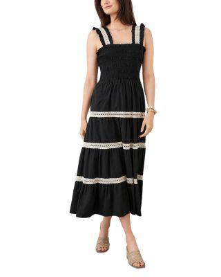 Sleeveless Tiered Midi Dress by KAREN KANE