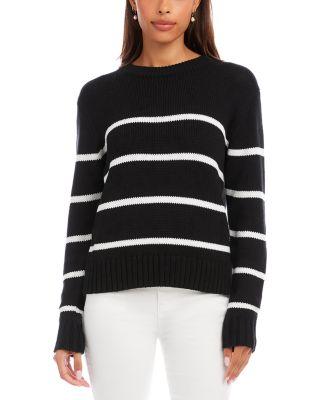 Stripe Crewneck Sweater by KAREN KANE
