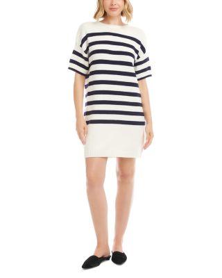 Stripe Sweater Dress by KAREN KANE