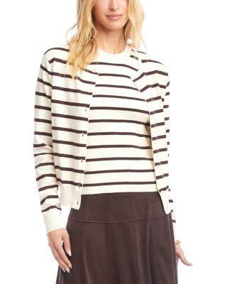 Striped Cardigan by KAREN KANE
