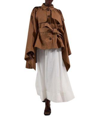 Cape Detail Trench Coat by KAREN MILLEN