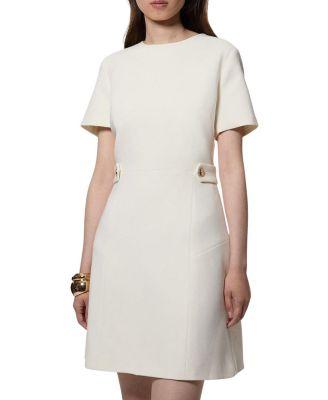 Tab Detail Tailored Mini Dress by KAREN MILLEN