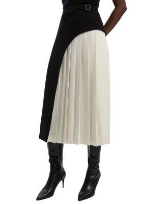 Tailored Buckle Detail Midi Skirt by KAREN MILLEN