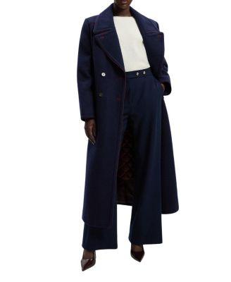 Tailored Padded Lined Midi Coat by KAREN MILLEN