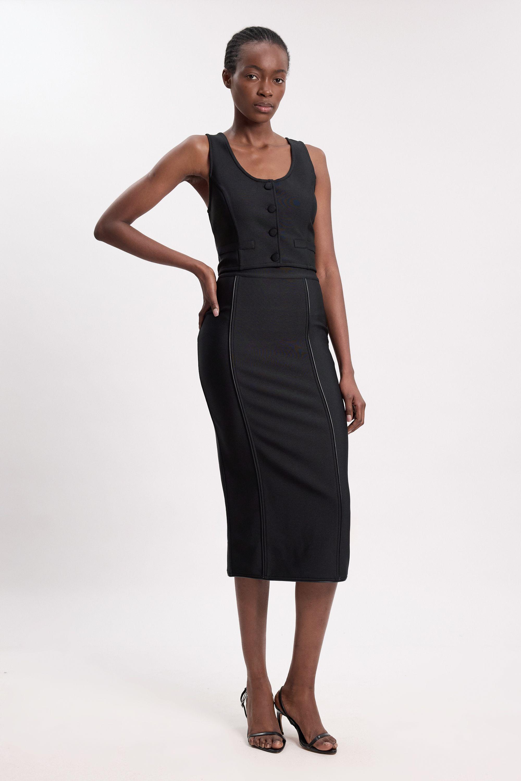 Bandage Midi Skirt by KARENMILLEN