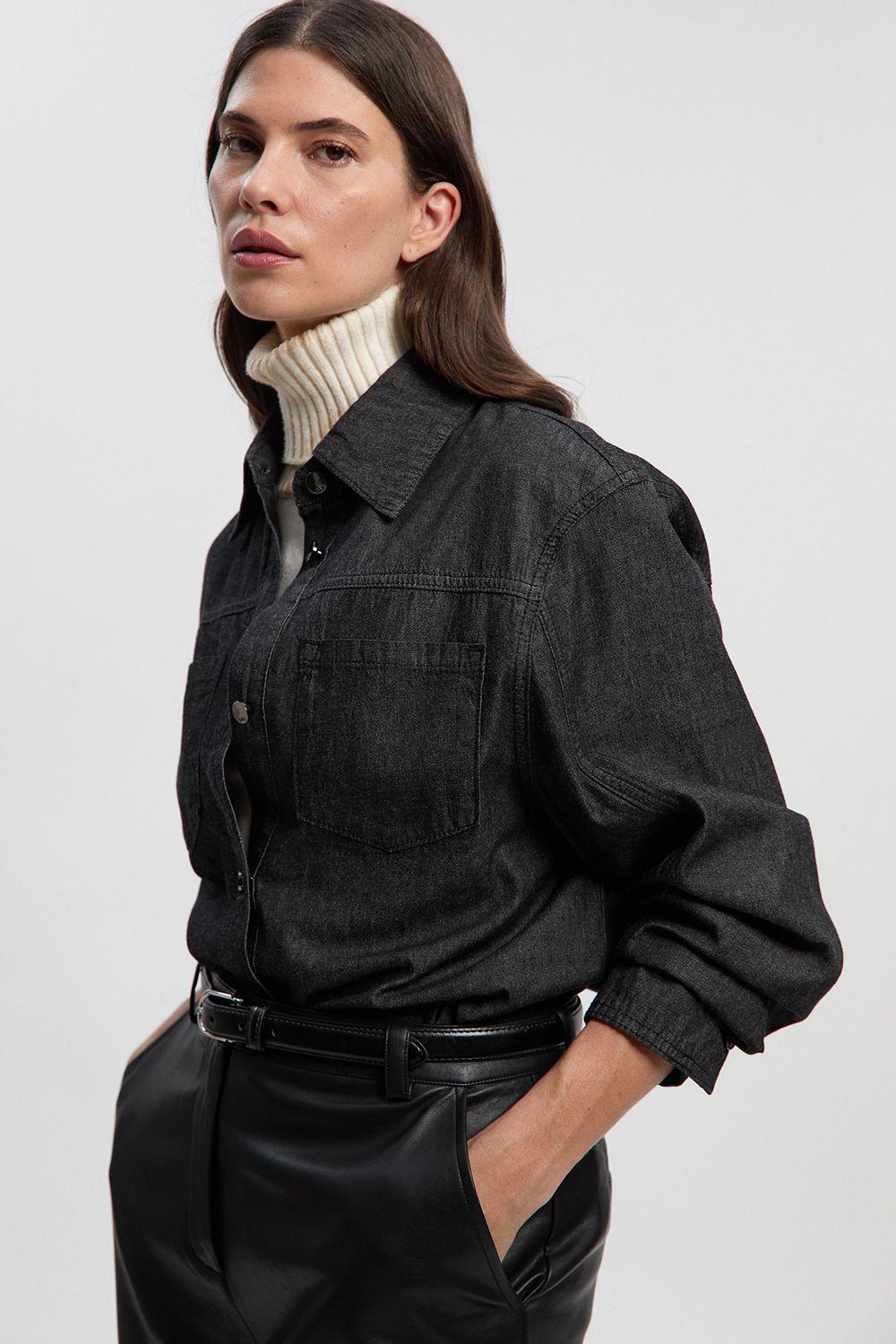 Denim Shirt by KARENMILLEN