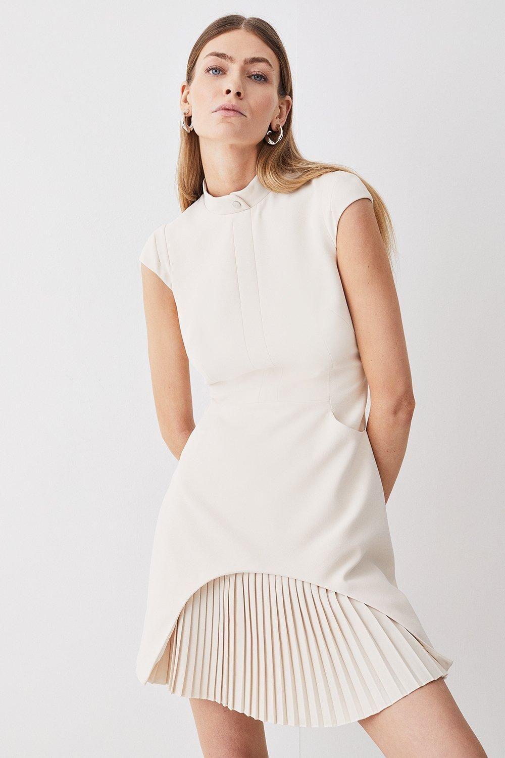 Military Tailored Mini Dress by KARENMILLEN
