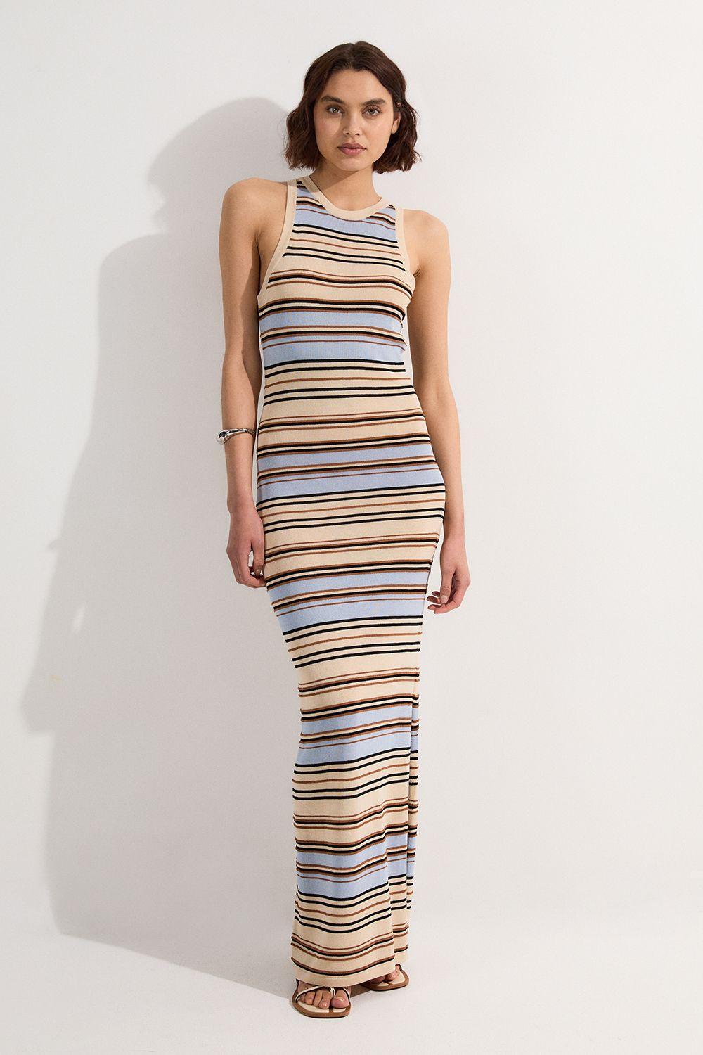 Petite Lightweight Stitch Detail Dress by KARENMILLEN