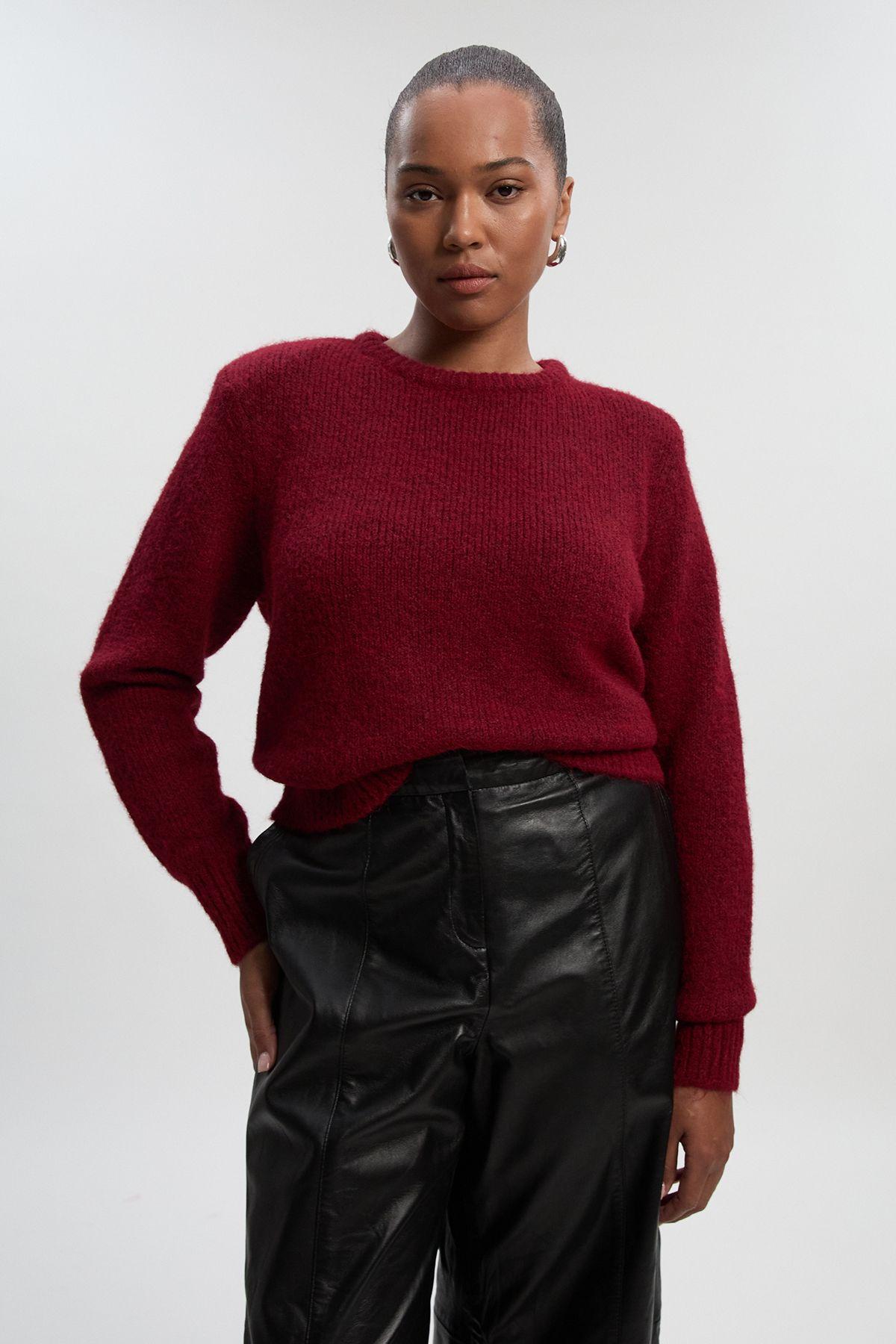 Plus Size Cosy Knit Crew Neck Jumper by KARENMILLEN