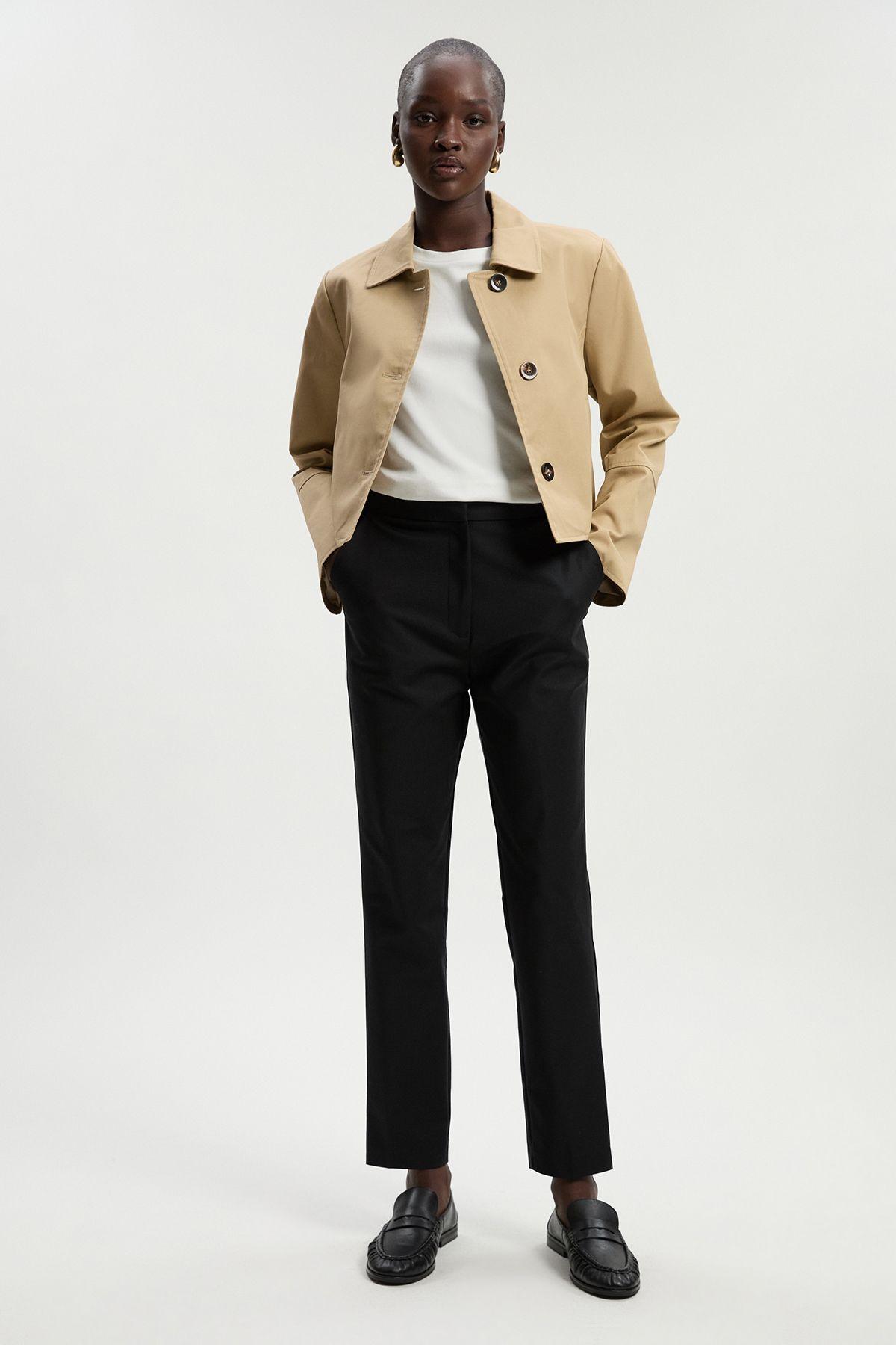 Tall Essential Techno Woven Trouser by KARENMILLEN