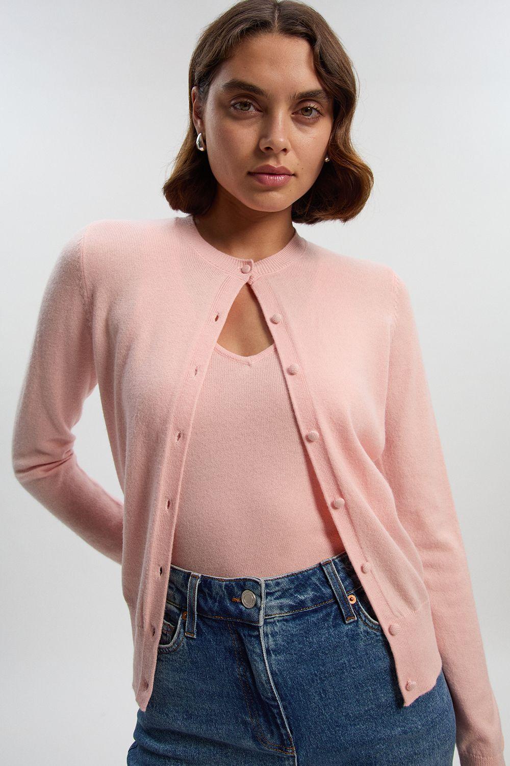 Wool Blend Cardigan by KARENMILLEN