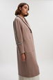 Wool Embellished Oversize Tailored Coat by KARENMILLEN