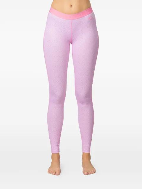 Fryd geometric-print base-layer leggings by KARI TRAA