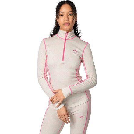 Rose Half-Zip Top by KARI TRAA