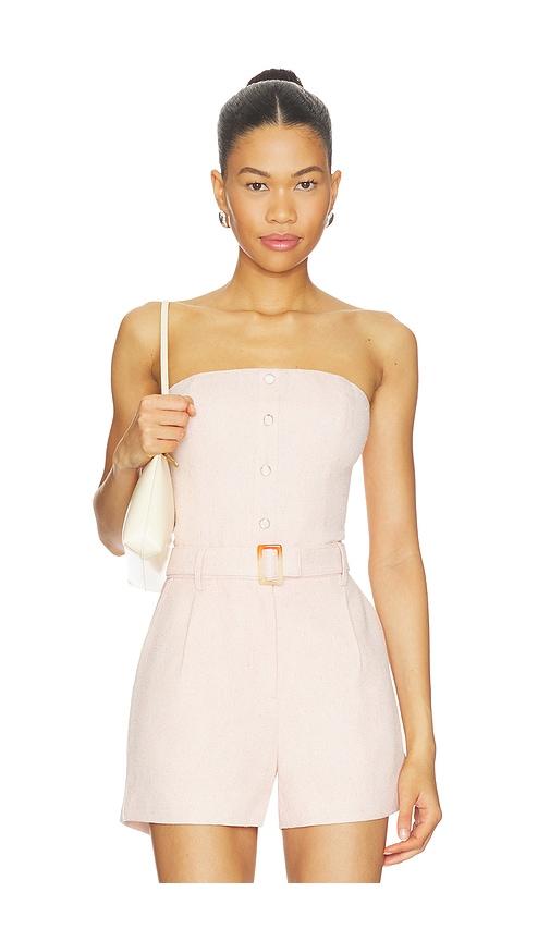Karina Grimaldi Suri Bodysuit in Pink by KARINA GRIMALDI