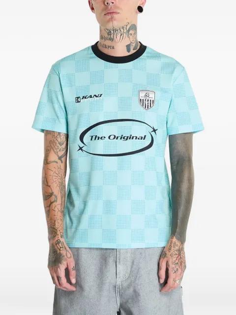 checked T-shirt by KARL KANI
