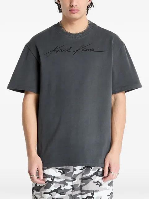 logo-embroidered T-shirt by KARL KANI